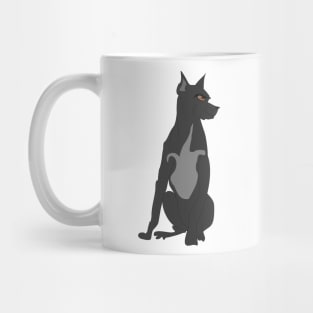 Black DOG Mug